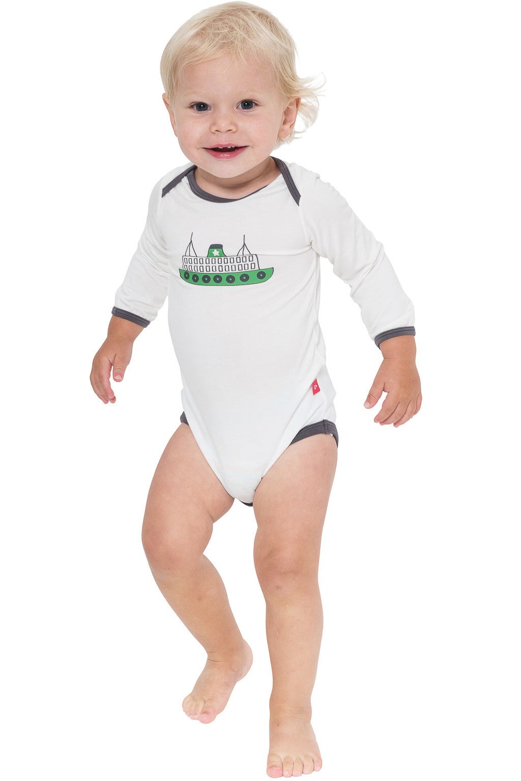 Bamboo Baby Long Sleeve Onesie Sebastians Star Ferry